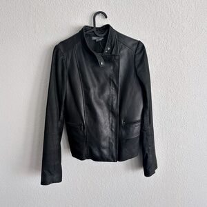VINCE Leather Moto Jacket